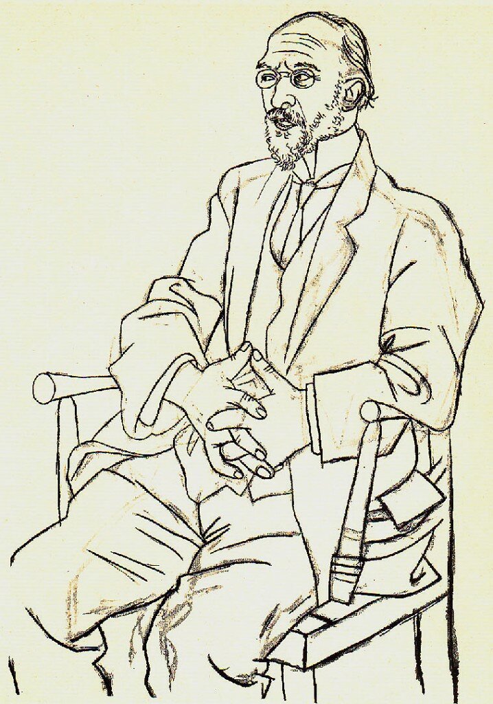 Erik Sati - portret uradio Pikaso 1920